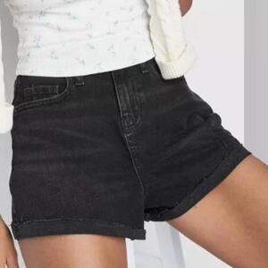 NWT Wild Fable Women's High-Rise‎ Rolled Cuff Jean Shorts - 2